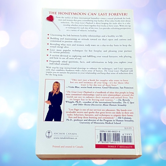 *NEW* “The Great Lover Playbook” Book by Lou Paget - Picture 2 of 2